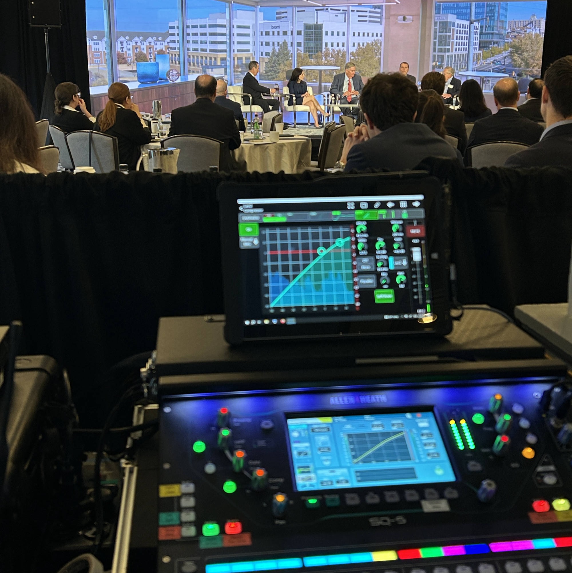 Live corporate event audio